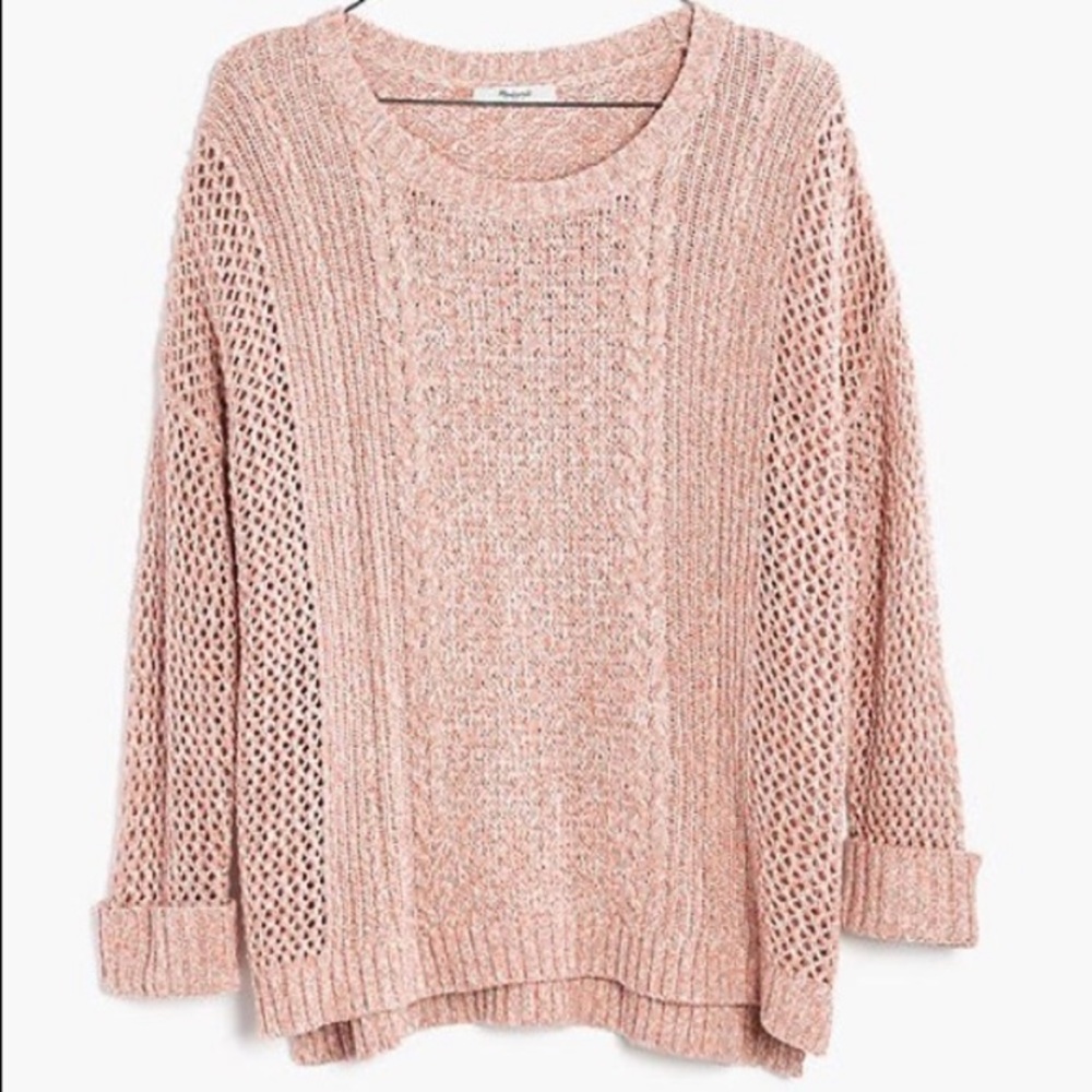 ❤️ Madewell Marled Plaza Pullover Sweater